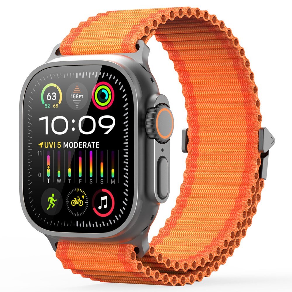 Cinturino in Active Nylon Apple Watch SE 44mm arancia