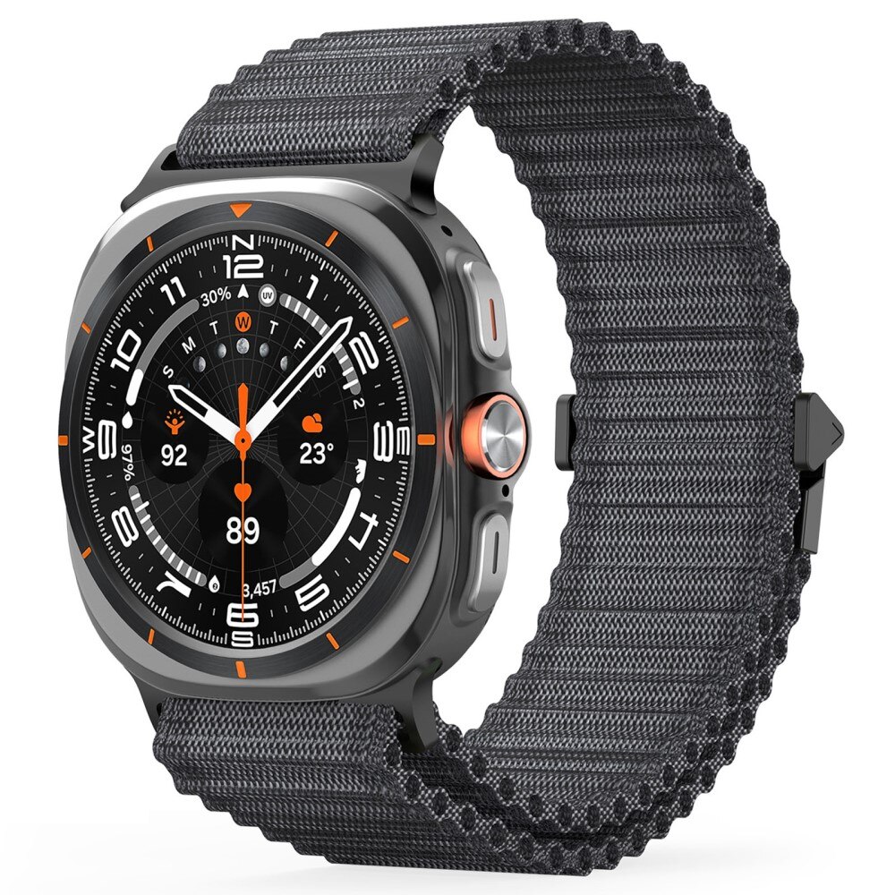 Cinturino in Active Nylon Samsung Galaxy Watch Ultra 47mm grigio