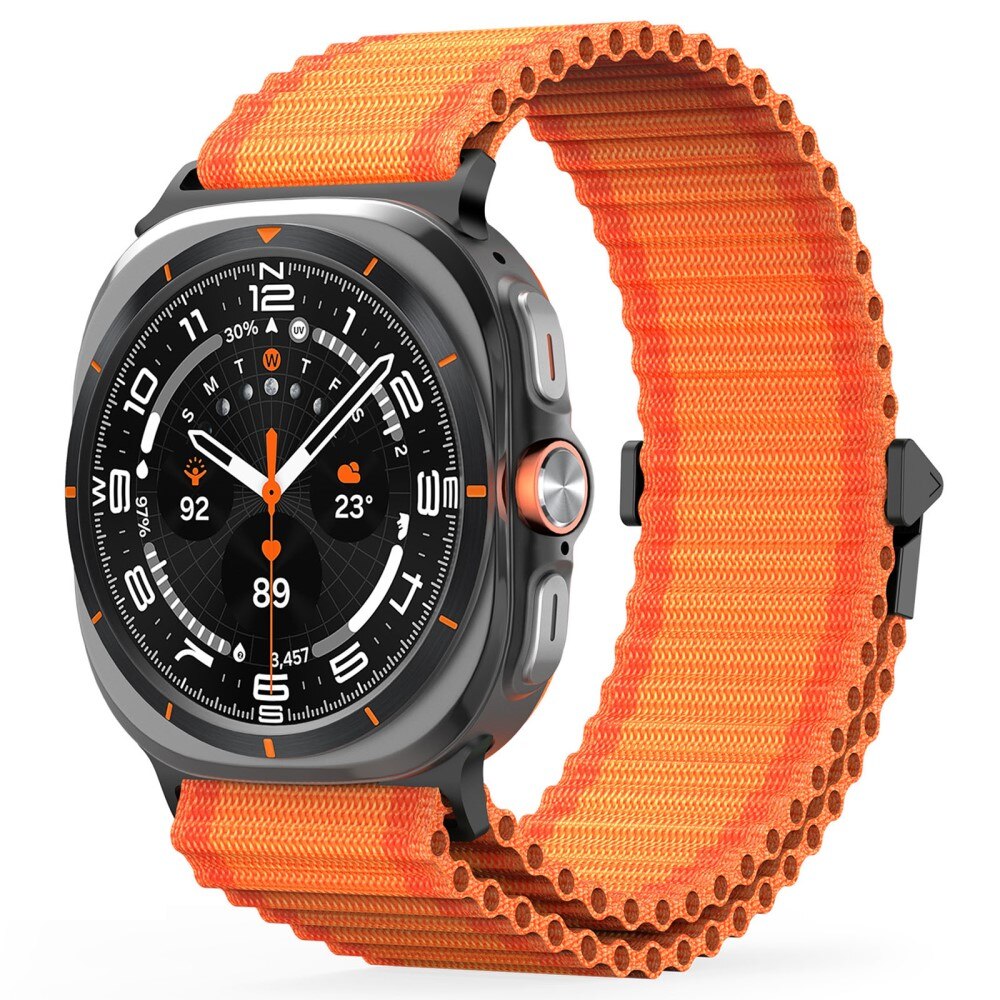 Cinturino in Active Nylon Samsung Galaxy Watch Ultra 47mm arancia