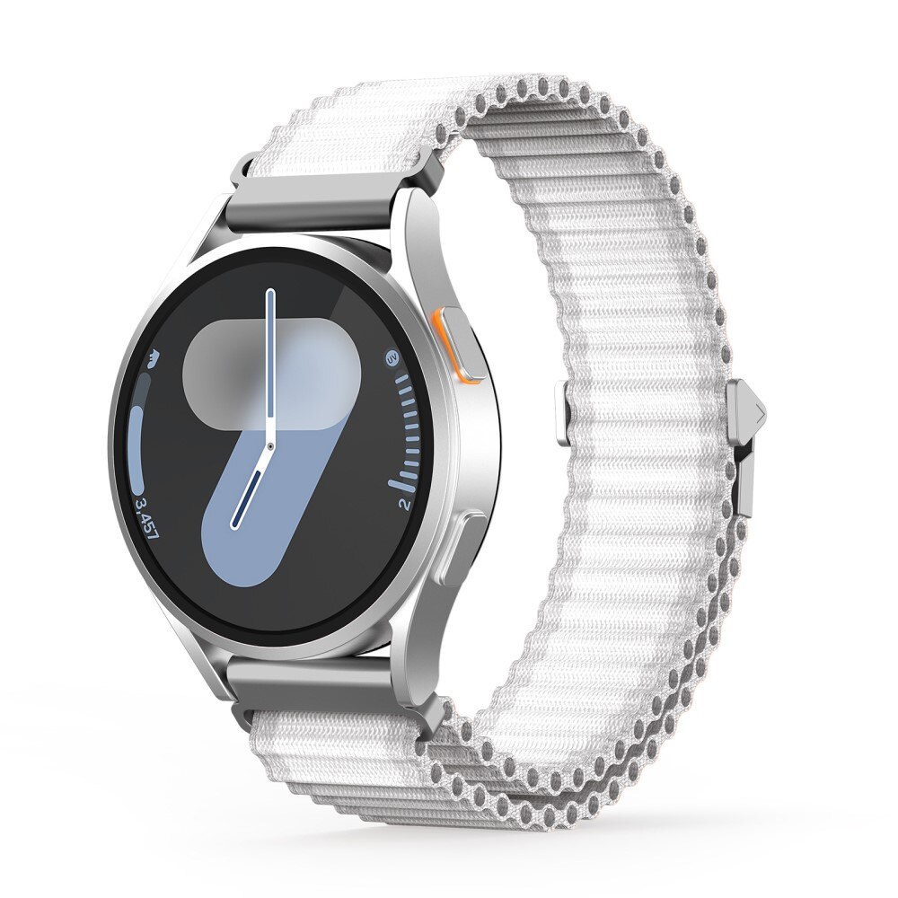 Cinturino in Active Nylon Samsung Galaxy Watch 7 44mm bianco