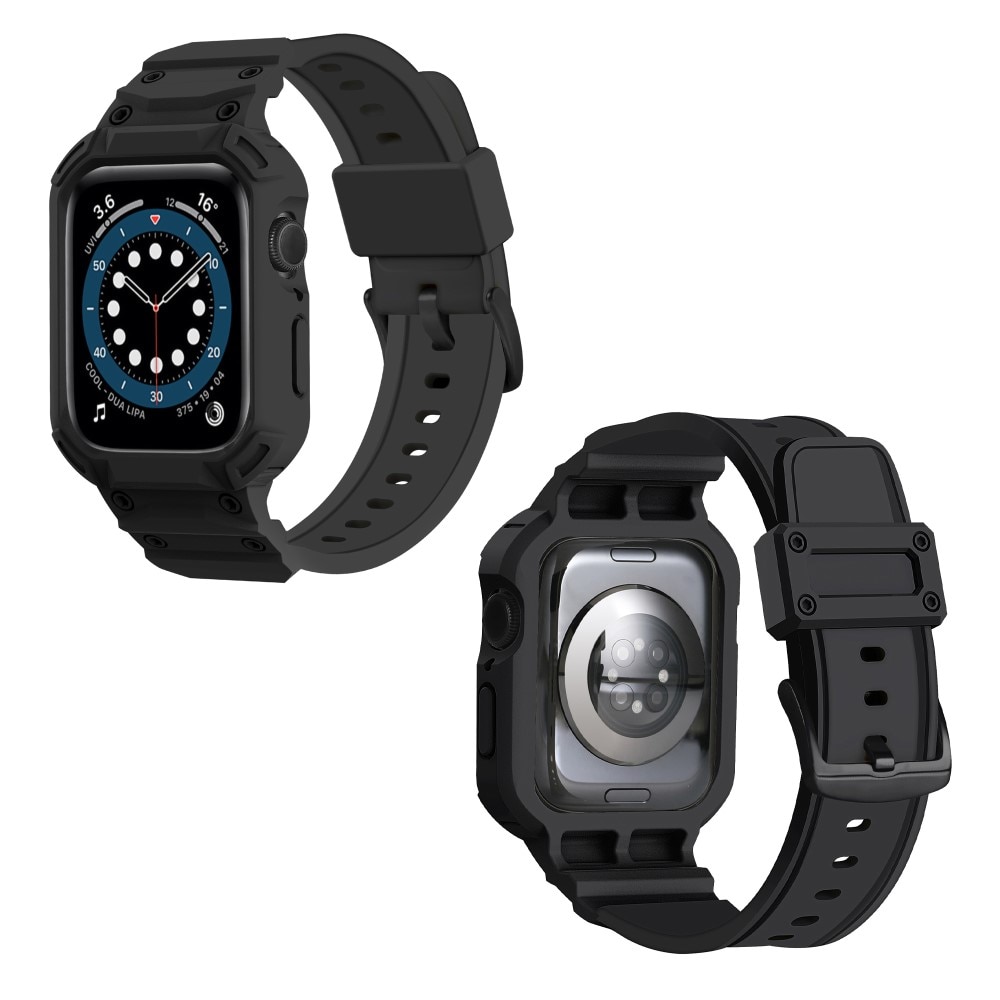 Cinturino con cover Avventura Apple Watch Series 10 46mm nero