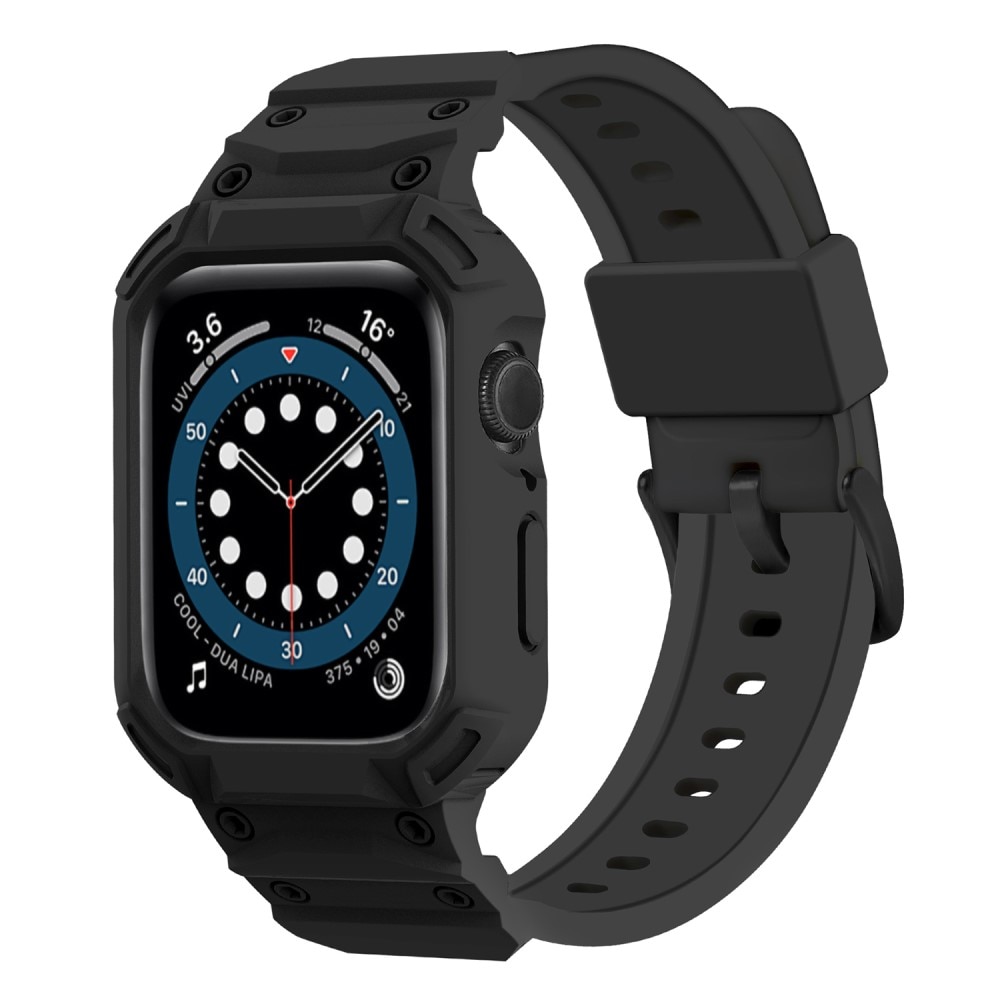 Cinturino con cover Avventura Apple Watch Series 10 46mm nero