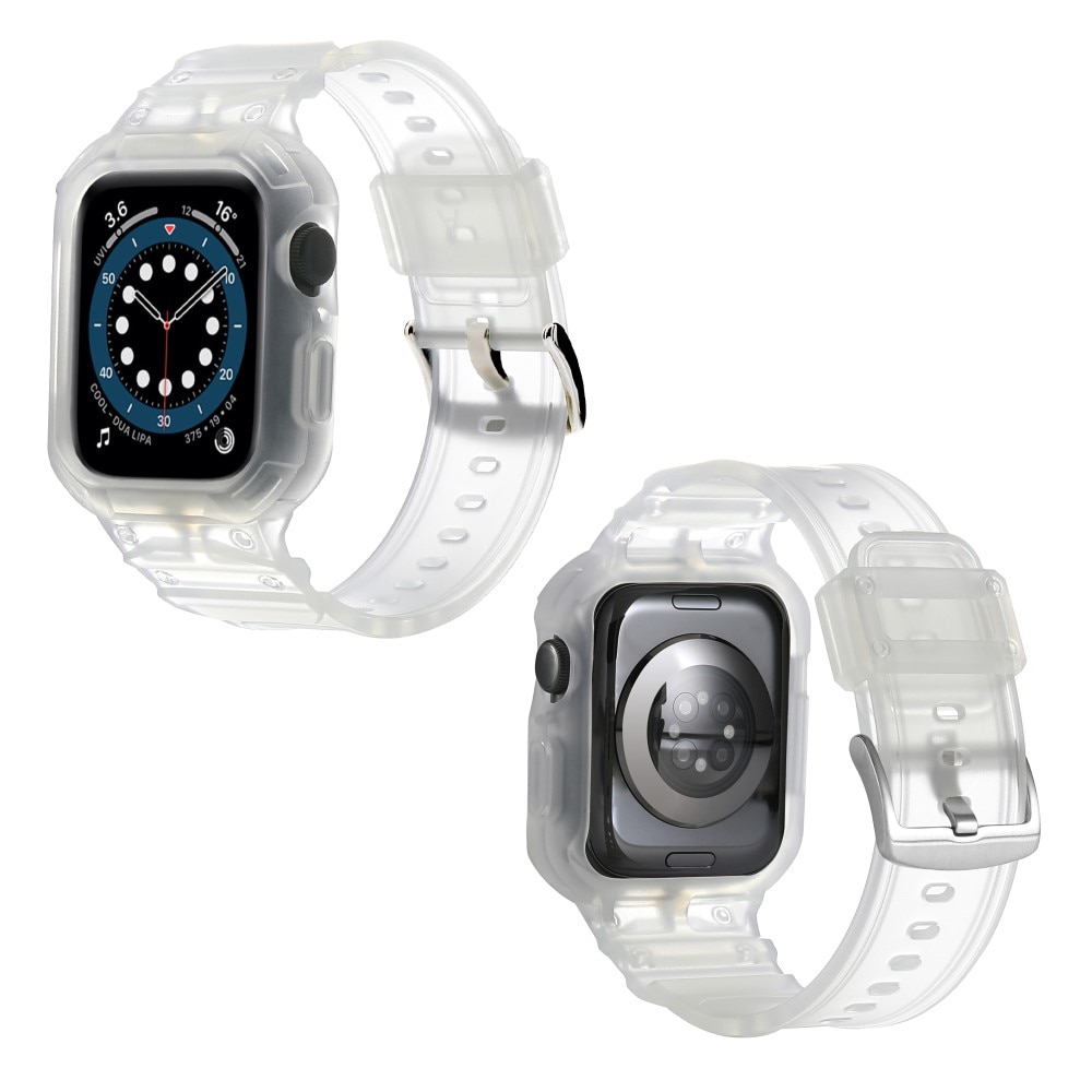 Cinturino con cover Avventura Apple Watch Series 10 46mm trasparente