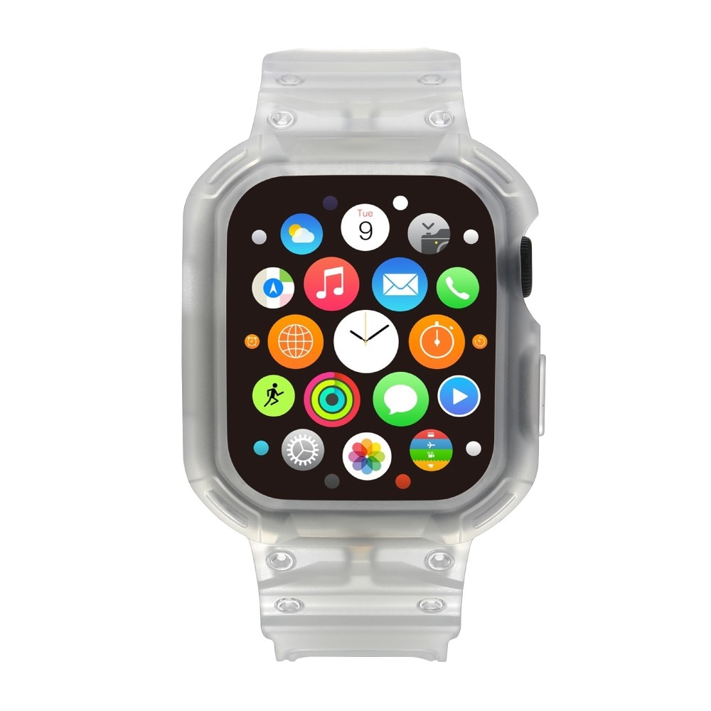 Cinturino con cover Avventura Apple Watch Series 10 46mm trasparente