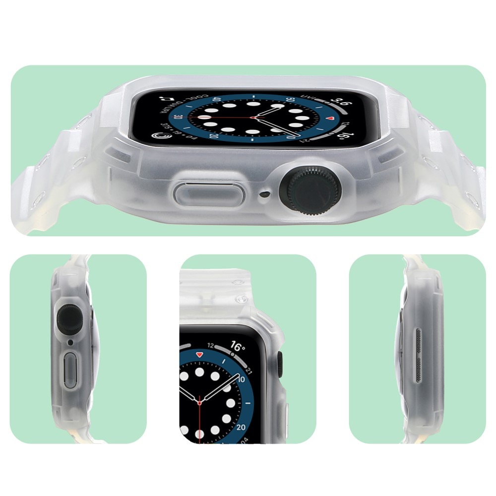 Cinturino con cover Avventura Apple Watch Series 10 46mm trasparente