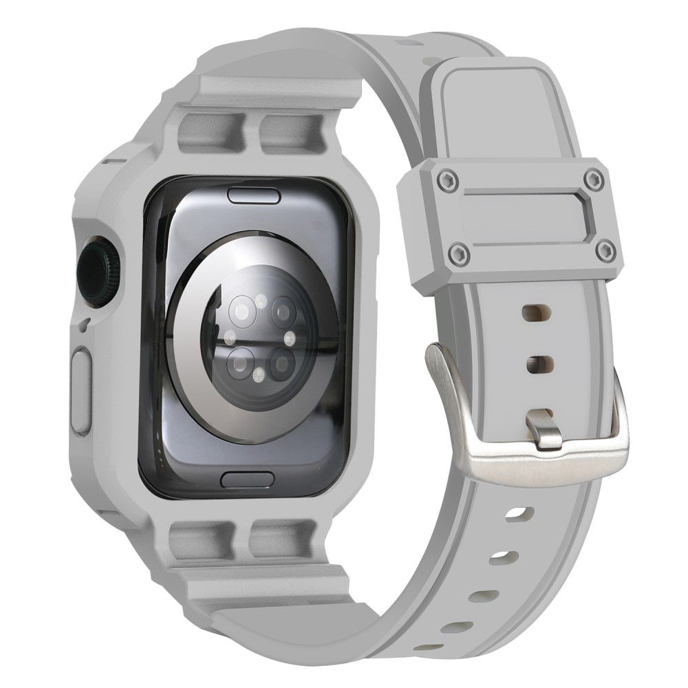 Cinturino con cover Avventura Apple Watch Series 10 46mm grigio