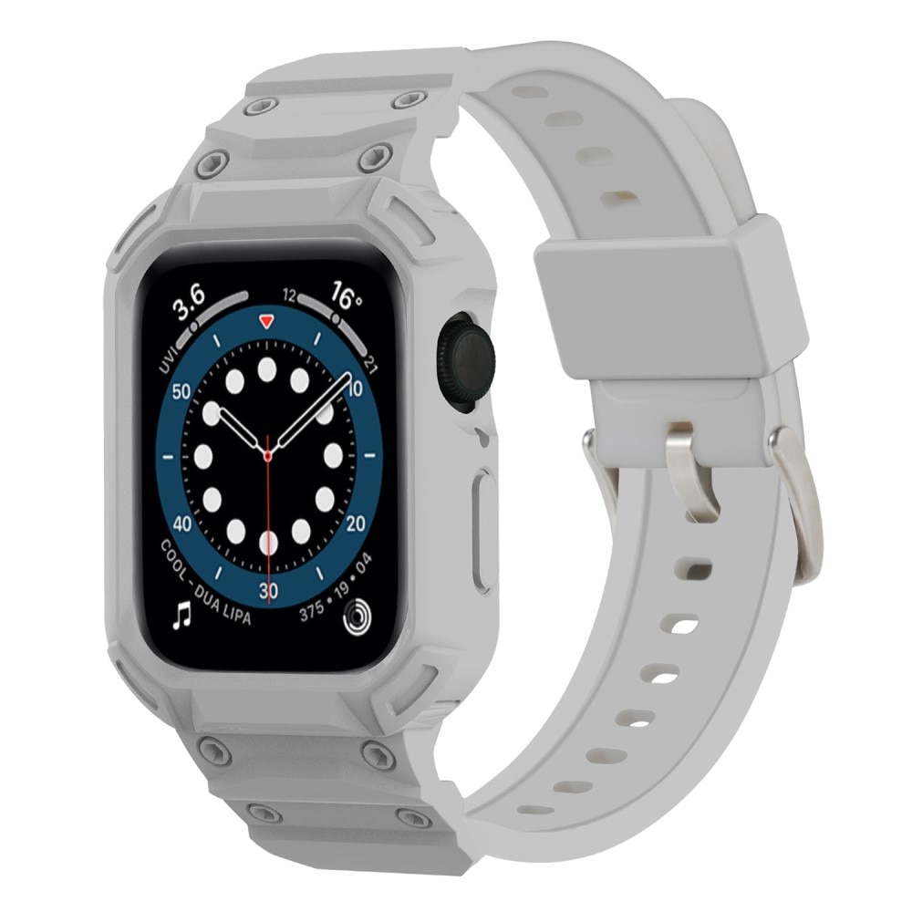 Cinturino con cover Avventura Apple Watch Series 10 46mm grigio