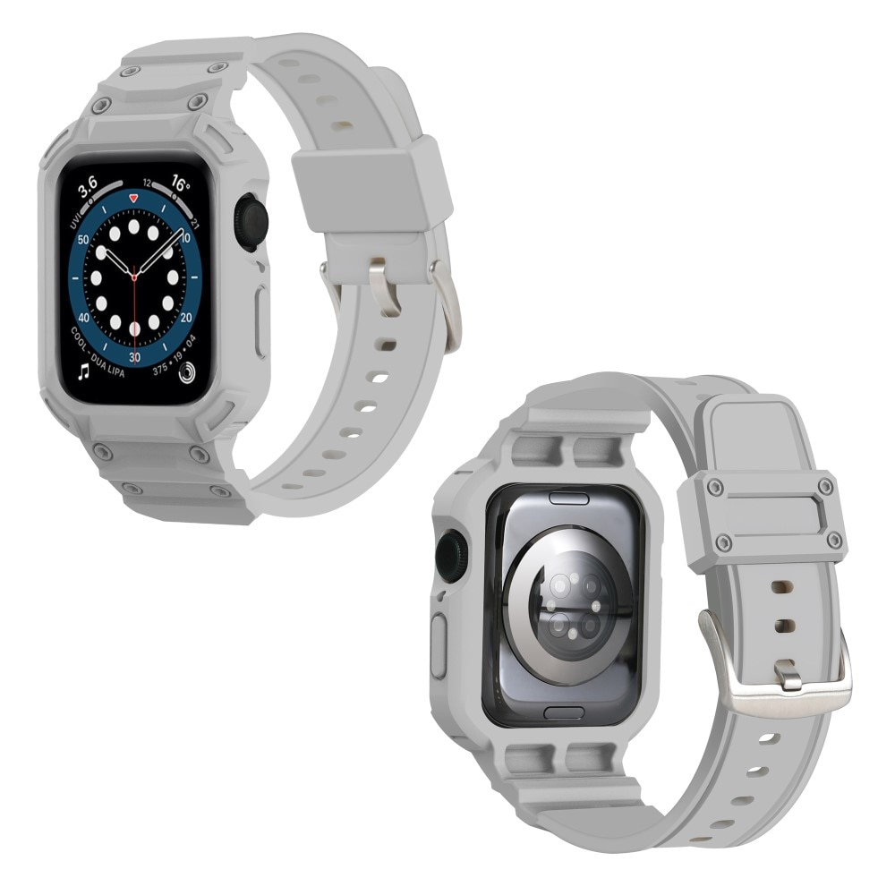 Cinturino con cover Avventura Apple Watch Series 10 46mm grigio