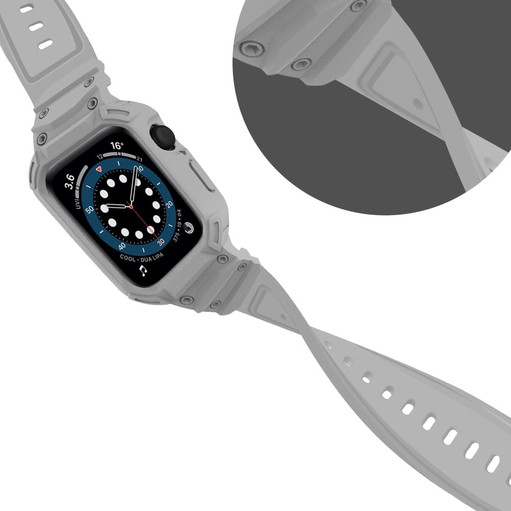 Cinturino con cover Avventura Apple Watch Series 10 46mm grigio