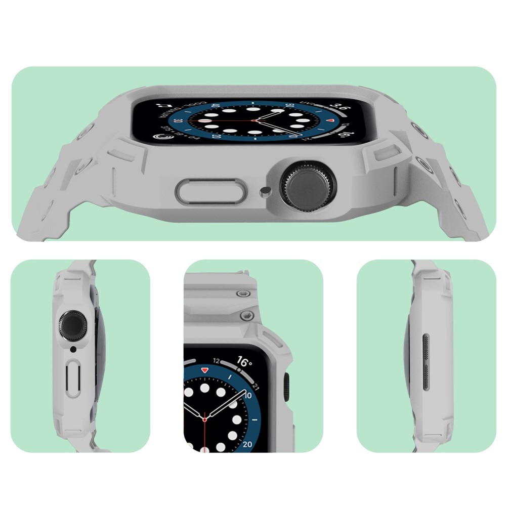 Cinturino con cover Avventura Apple Watch Series 10 46mm grigio