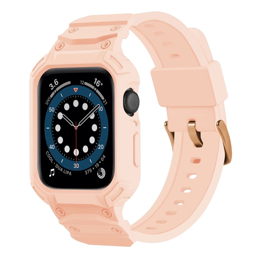 Cinturino con cover Avventura Apple Watch Series 10 42mm rosa