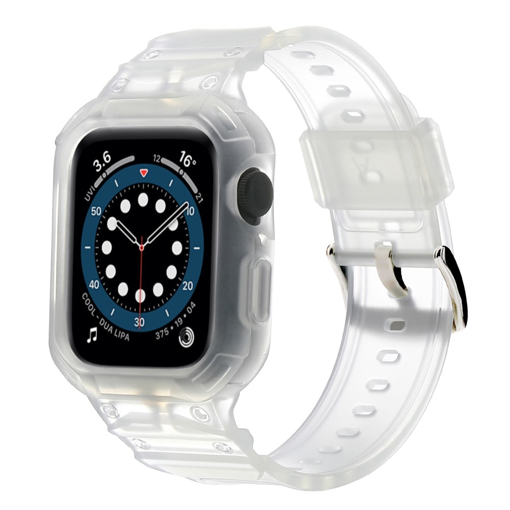 Cinturino con cover Avventura Apple Watch Series 10 42mm transparent