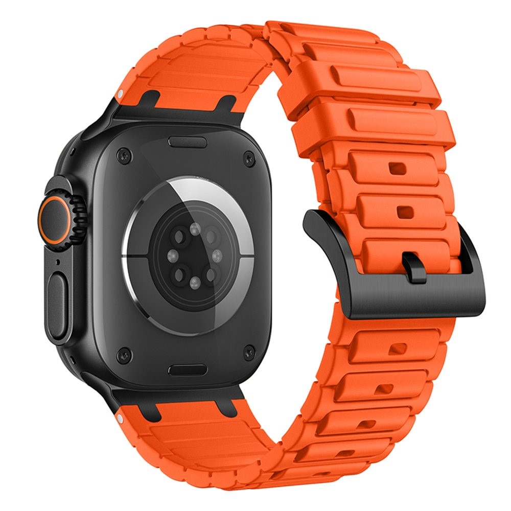 Tough Silicone Strap Apple Watch Ultra 49mm 1st Gen, Arancione