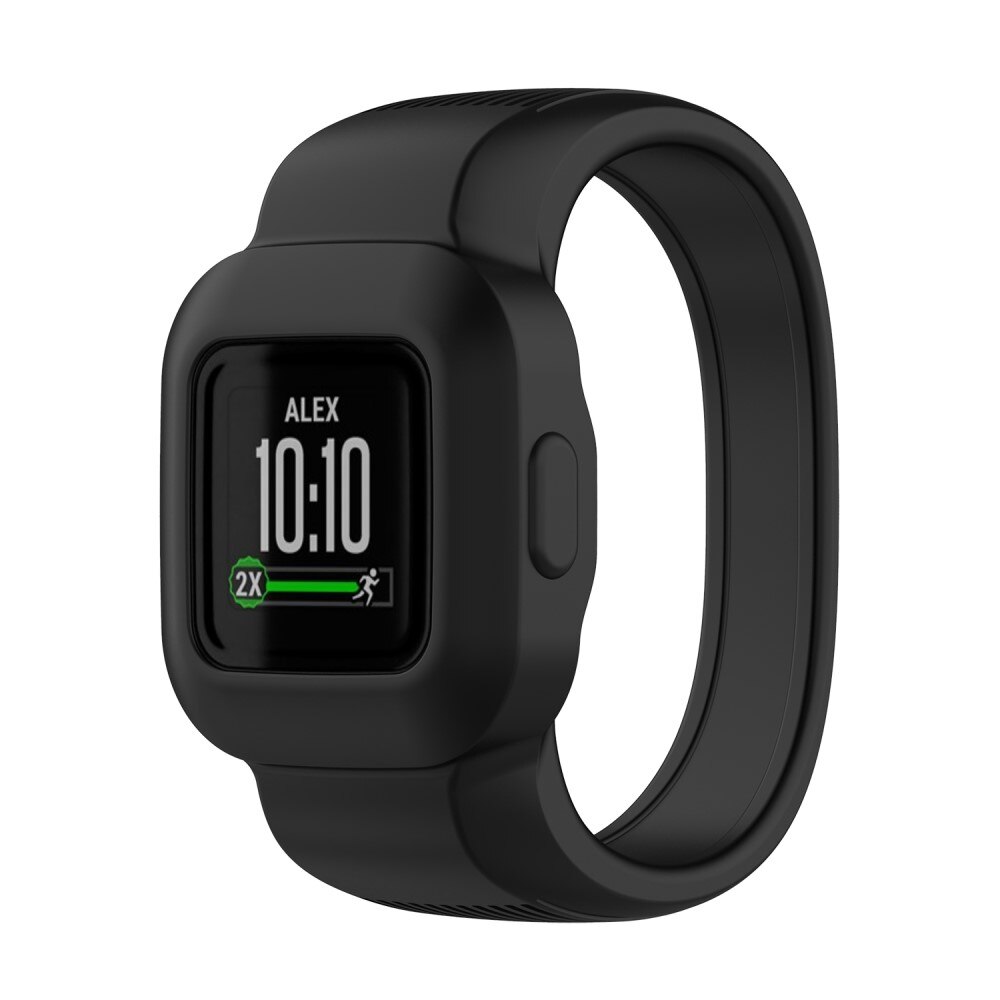 Cinturino in silicone Garmin Vivofit Jr. 3 nero