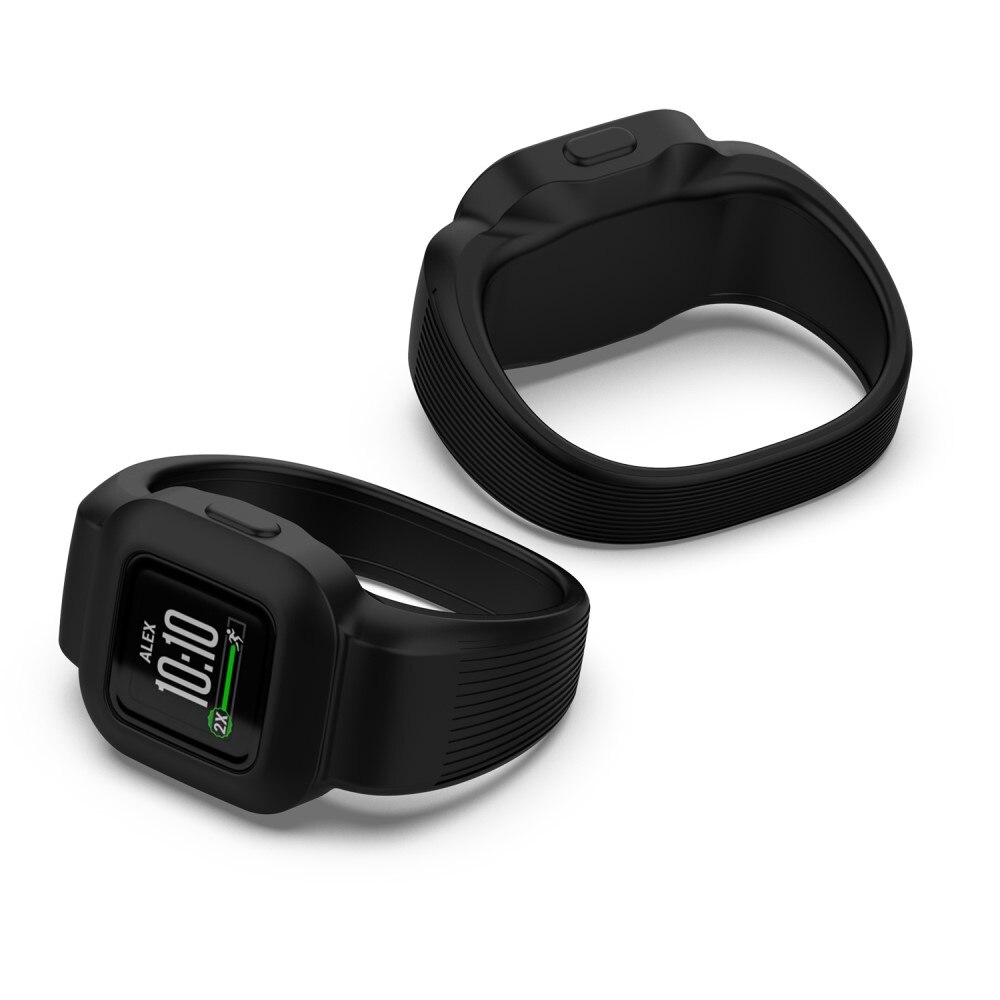 Cinturino in silicone Garmin Vivofit Jr. 3 nero