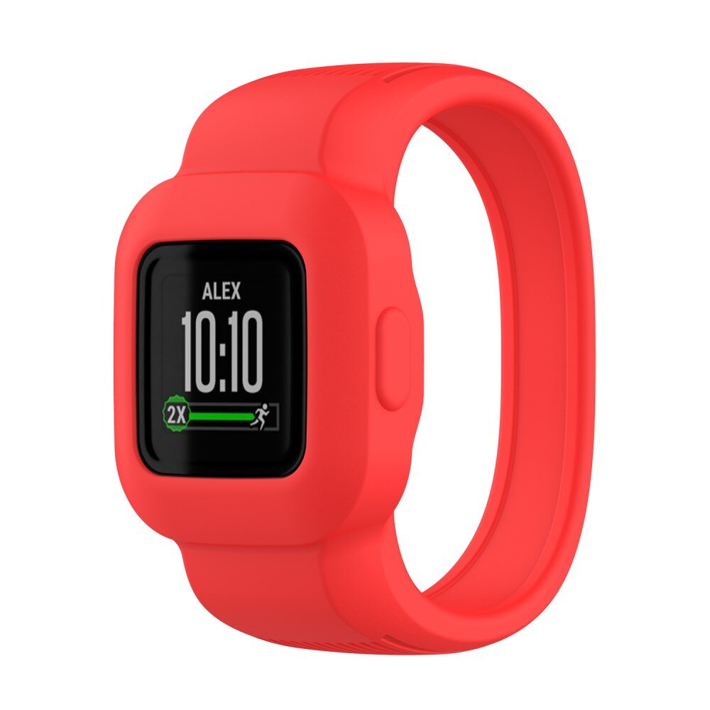 Cinturino in silicone Garmin Vivofit Jr. 3 rosso