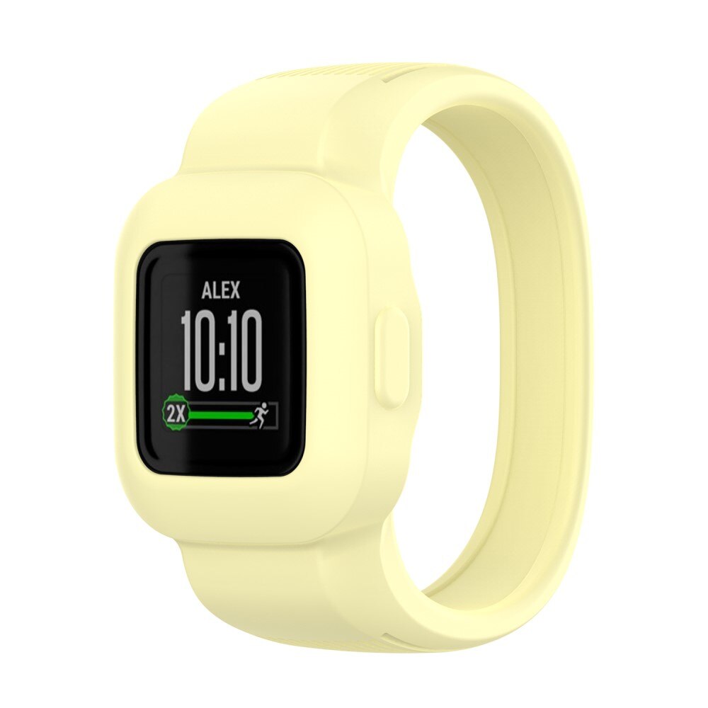 Cinturino in silicone Garmin Vivofit Jr. 3 giallo