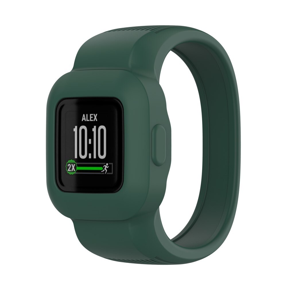 Cinturino in silicone Garmin Vivofit Jr. 3 verde