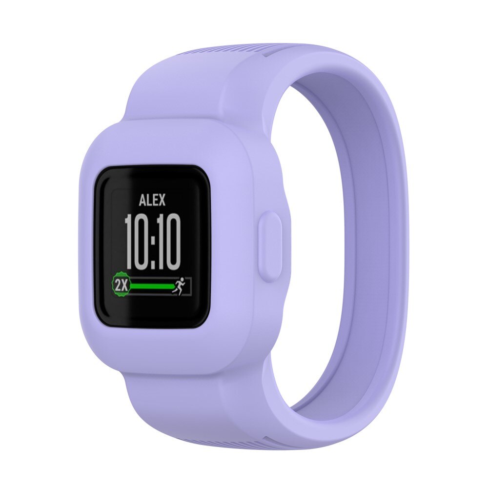 Cinturino in silicone Garmin Vivofit Jr. 3 viola