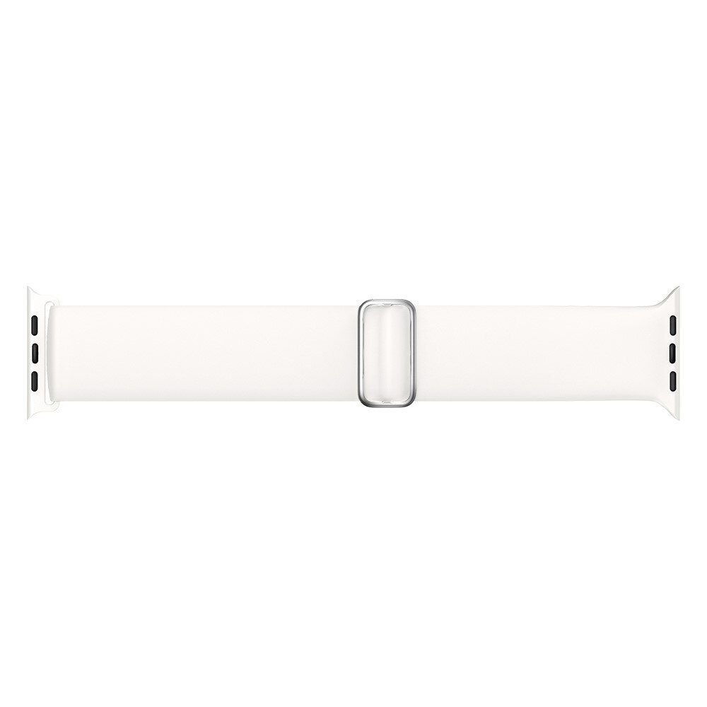 Cinturino in silicone elasticizzato Apple Watch 44mm bianco