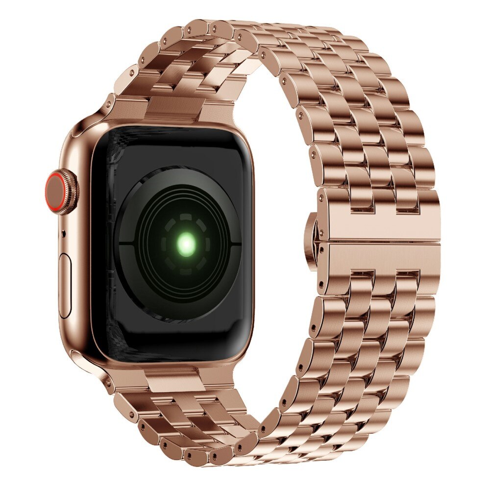 Cinturino in metallo Business Apple Watch 45mm Series 7 oro rosa
