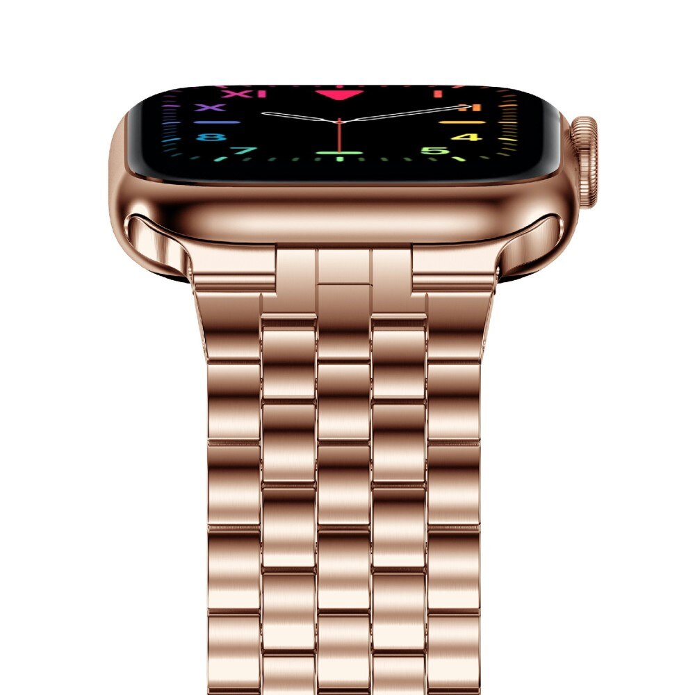 Cinturino in metallo Business Apple Watch 45mm Series 7 oro rosa