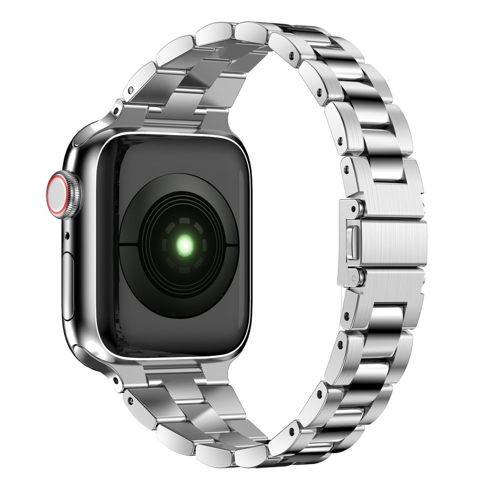 Cinturino sottile in metallo Apple Watch 45mm Series 8 D'argento