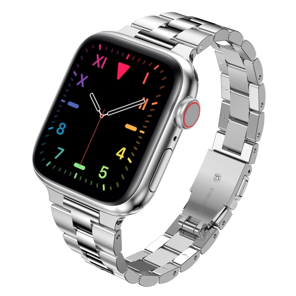 Cinturino sottile in metallo Apple Watch 45mm Series 8 D'argento