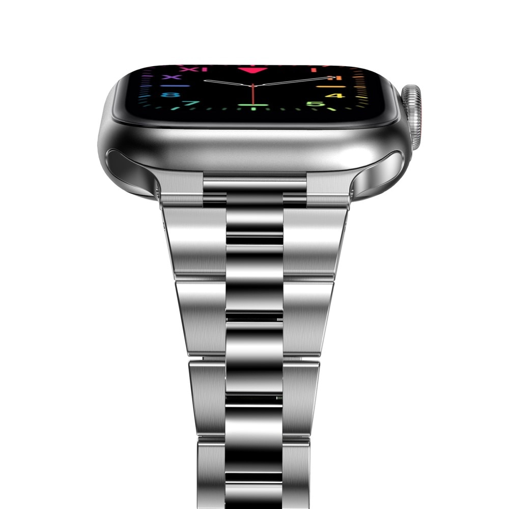 Cinturino sottile in metallo Apple Watch 45mm Series 8 D'argento