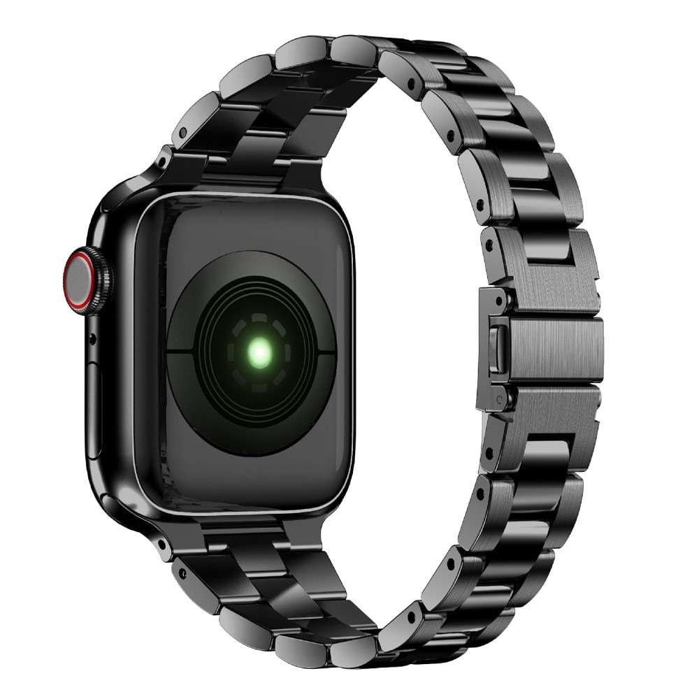 Cinturino sottile in metallo Apple Watch 45mm Series 8 Nero