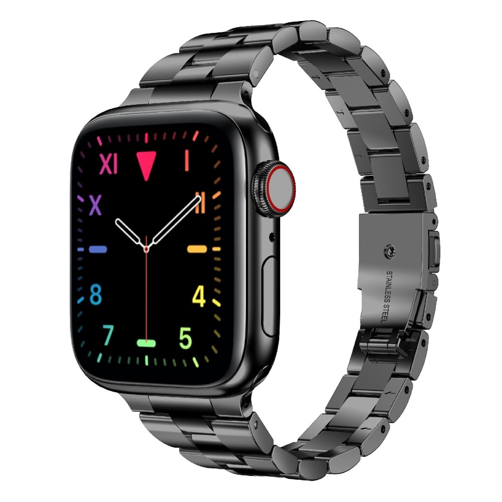 Cinturino sottile in metallo Apple Watch 45mm Series 8 Nero