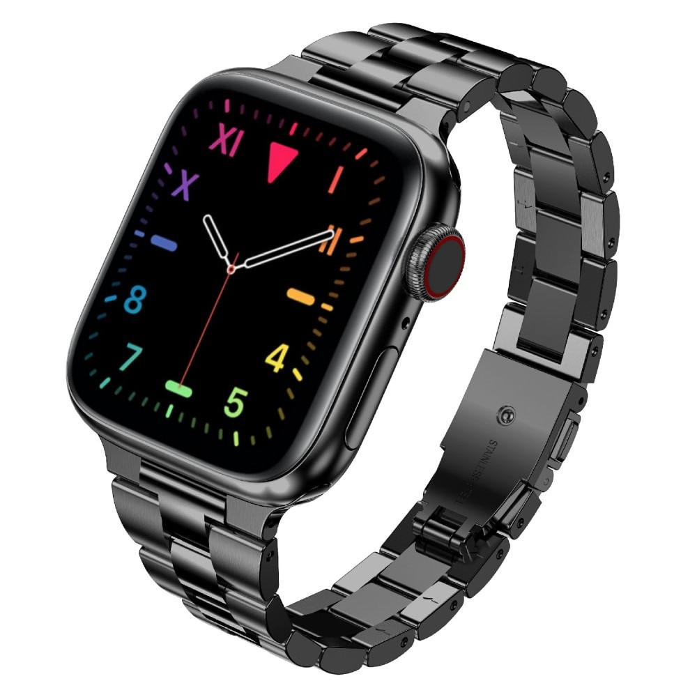 Cinturino sottile in metallo Apple Watch 45mm Series 8 Nero