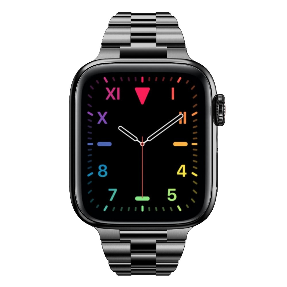 Cinturino sottile in metallo Apple Watch 45mm Series 8 Nero