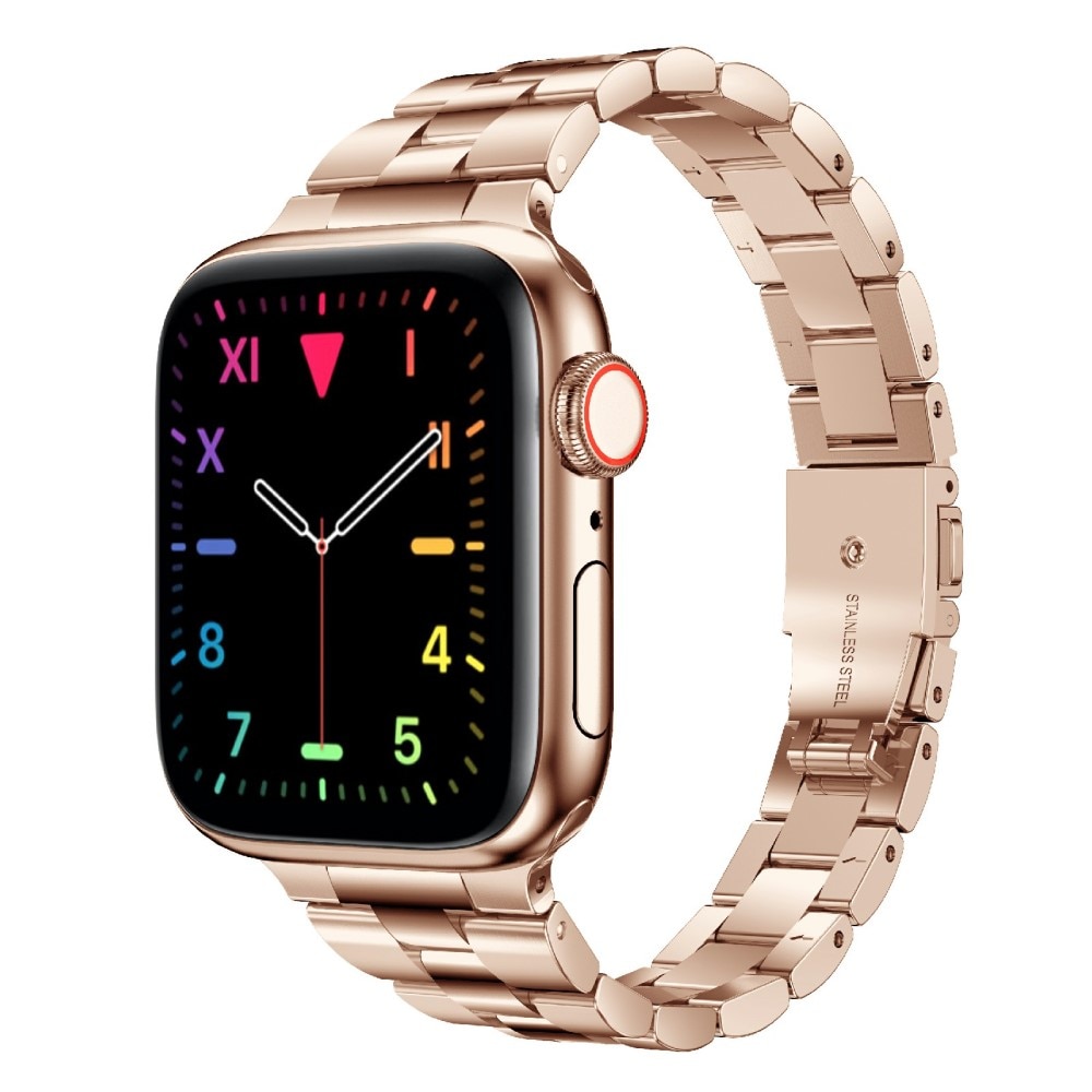 Cinturino sottile in metallo Apple Watch 45mm Series 8 Oro Rosa