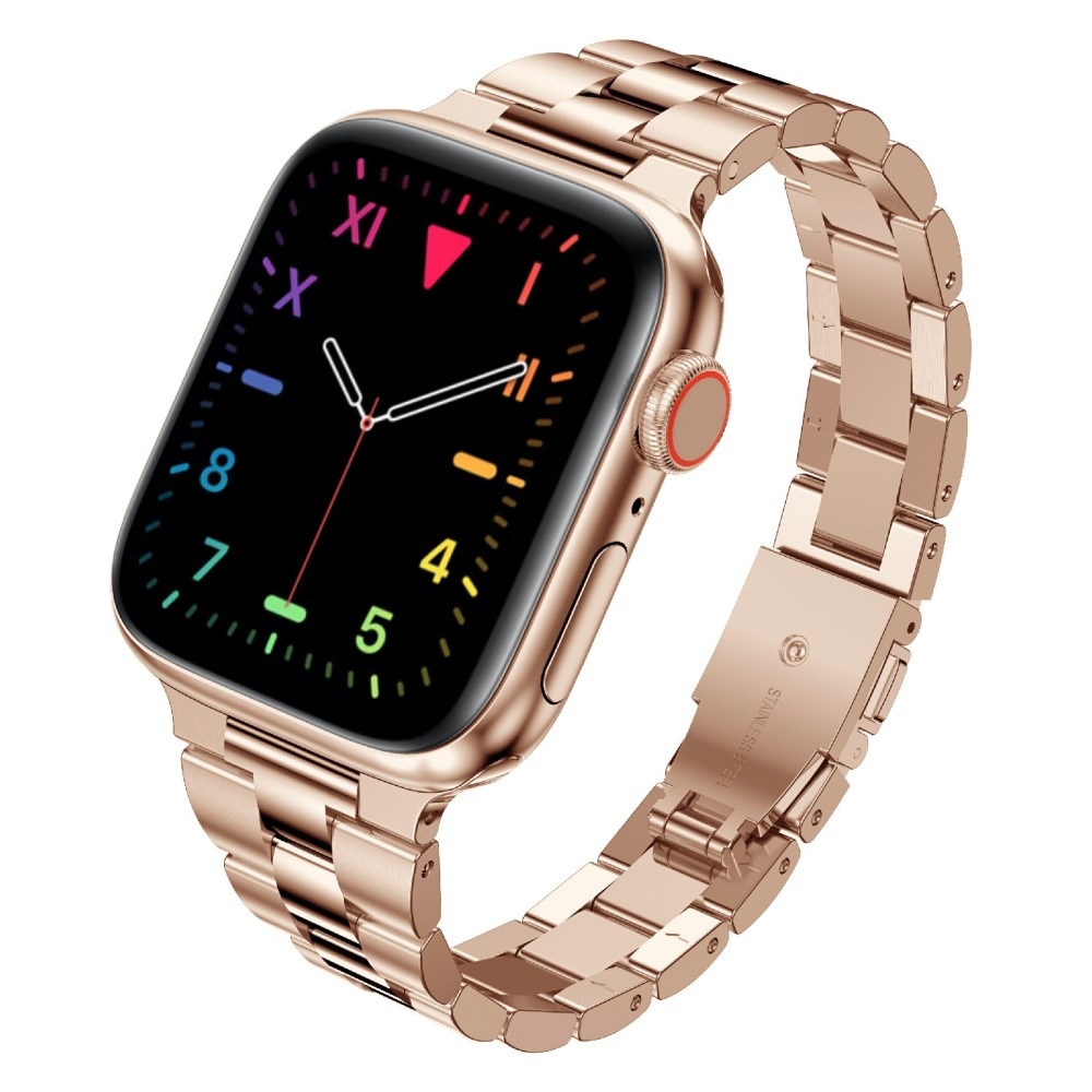 Cinturino sottile in metallo Apple Watch 45mm Series 8 Oro Rosa