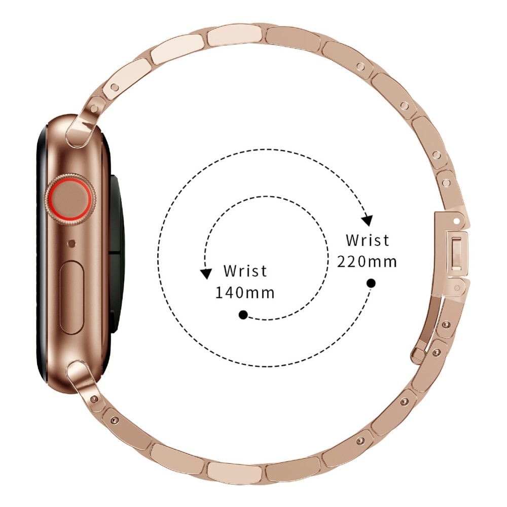 Cinturino sottile in metallo Apple Watch 45mm Series 8 Oro Rosa