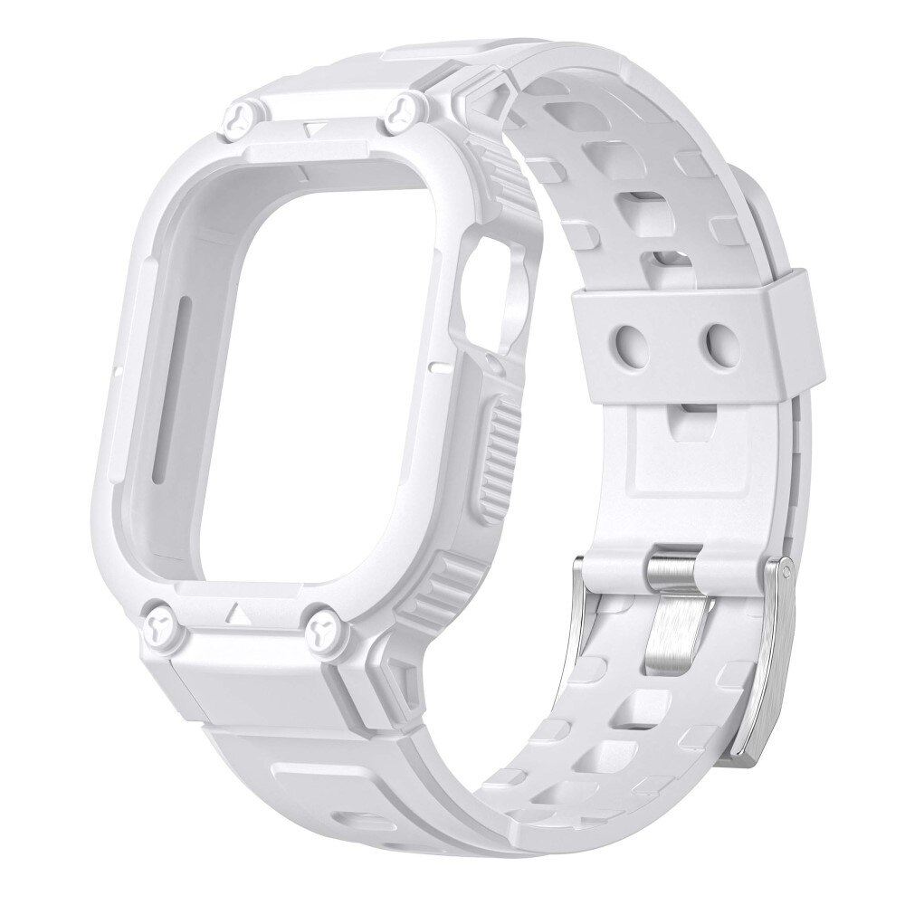 Cinturino con cover Avventura Apple Watch 41mm Series 8, bianco