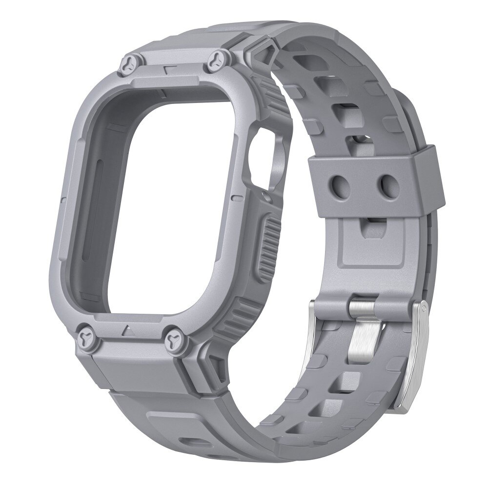 Cinturino con cover Avventura Apple Watch 44mm grigio