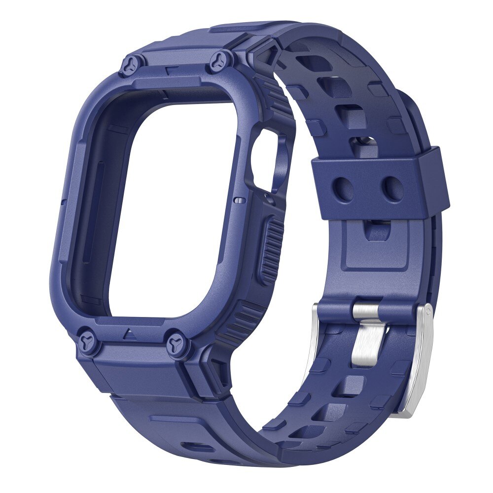 Cinturino con cover Avventura Apple Watch SE 44mm blu