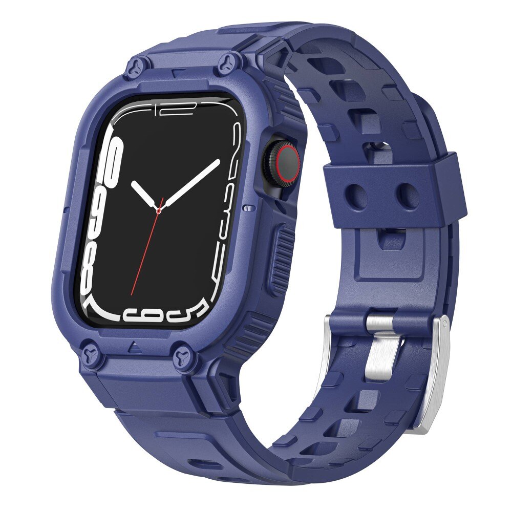 Cinturino con cover Avventura Apple Watch SE 44mm blu