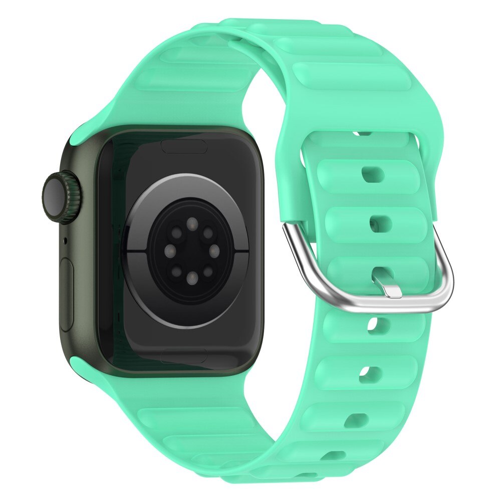 Cinturino in silicone Resistente Apple Watch 44mm verde
