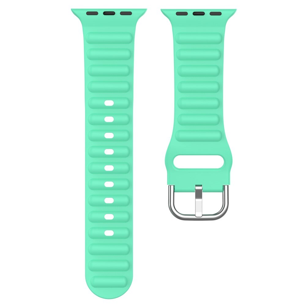 Cinturino in silicone Resistente Apple Watch 42mm verde