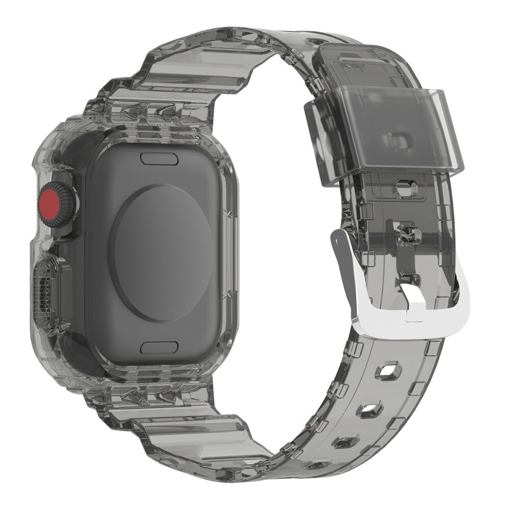 Cinturino con cover Crystal Apple Watch 42mm grigio