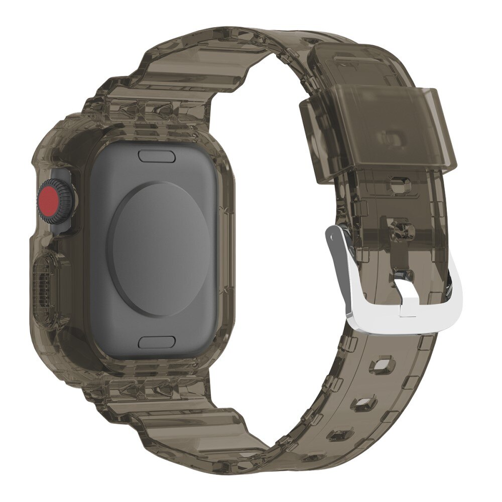 Cinturino con cover Crystal Apple Watch 41mm Series 7 grigio