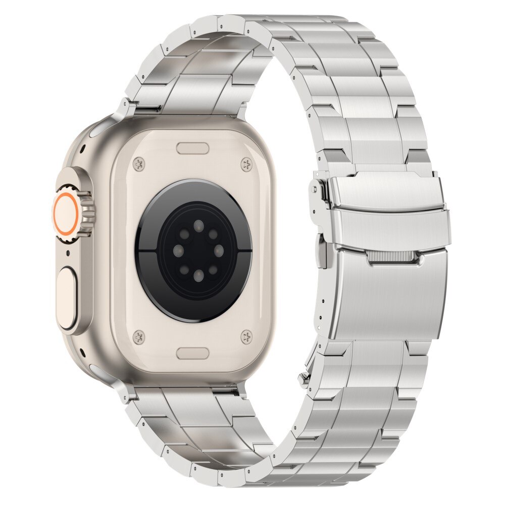 Elevate Cinturino in titanio Apple Watch 44mm, d'argento
