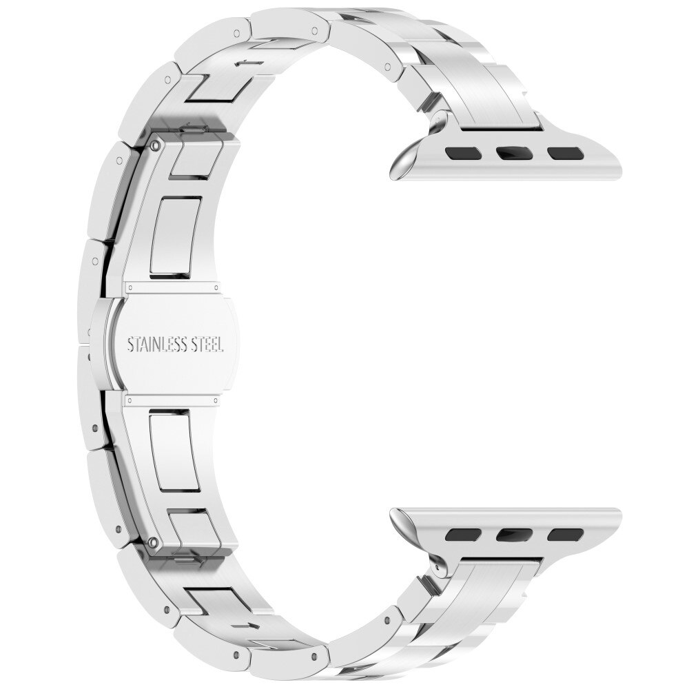 Slim Cinturino in titanio Apple Watch Series 10 46mm, d'argento