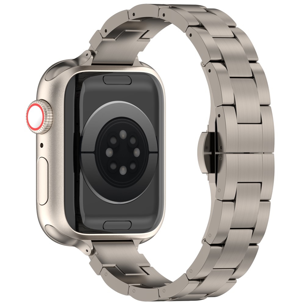 Slim Cinturino in titanio Apple Watch 45mm Series 8, titanio