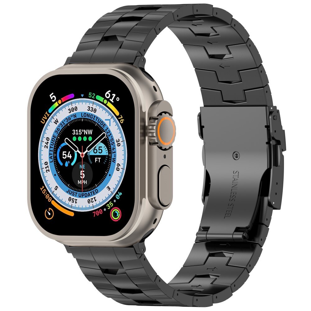 Race Cinturino in titanio Apple Watch 41mm Series 7, nero