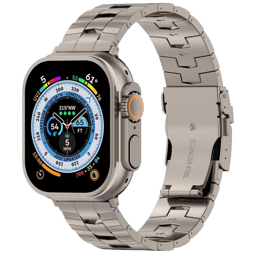 Race Cinturino in titanio Apple Watch Series 10 42mm, grigio