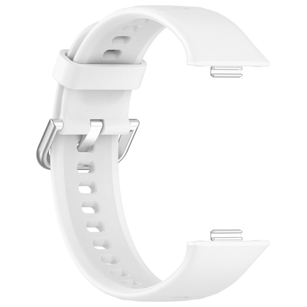 Cinturino in silicone per Huawei Watch Fit 3, bianco